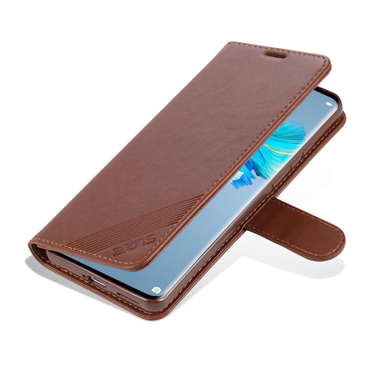 AZNS Sheepskin Texture Horizontal Flip Leather Case with Holder & Card Slots & Wallet – Card Slot, Flip, Leather, For Huawei Mate 40, For Huawei Mate 40 Pro, For Huawei nova 8 5G, For Huawei nova 8 Pro 5G
