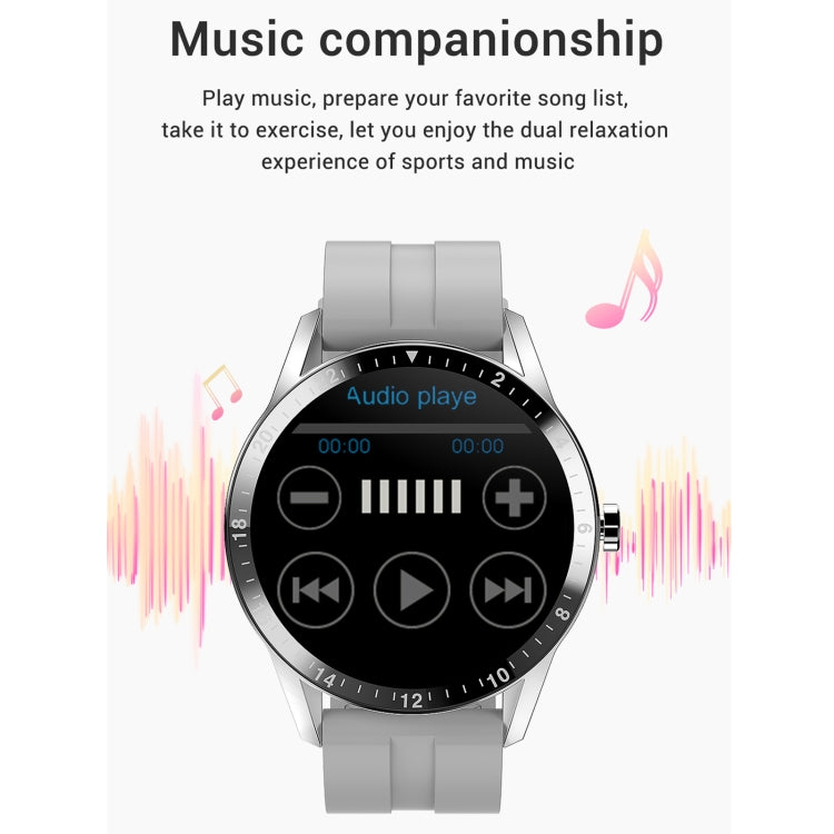 G20 1.3 inc IPS Color Screen IP67 Waterproof Smart Watch, Support Blood Oxygen Monitoring / Sleep Monitoring / Heart Rate Monitoring, Style: Silicone Strap, Style: Silicone Strap