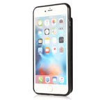 Solid Color PC + TPU Protective Case with Holder & Card Slots, For... (iPhone 6)