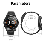 MX12 Smart Watch – 1.3" Screen, IP68 Waterproof, Heart Rate Monitoring