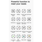 MX12 Smart Watch – 1.3" Screen, IP68 Waterproof, Heart Rate Monitoring