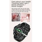 MX12 Smart Watch – 1.3" Screen, IP68 Waterproof, Heart Rate Monitoring