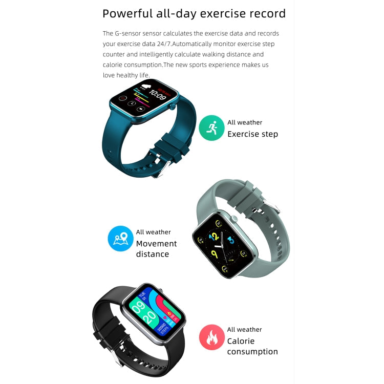 Z15 Smart Watch – 1.69" Screen, IP67 Waterproof, Blood Pressure Monitoring