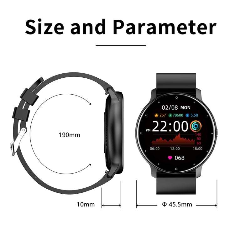 ZL02 Smart Watch – 1.28" Screen, IP67 Waterproof, Blood Pressure Monitoring