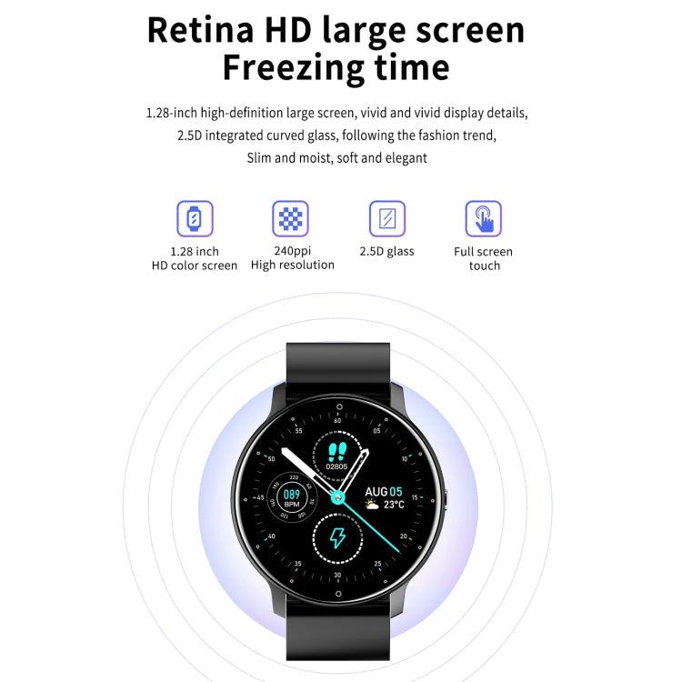 ZL02 Smart Watch – 1.28" Screen, IP67 Waterproof, Blood Pressure Monitoring