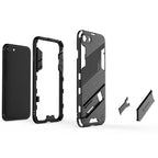 Punk Armor 2 in 1 PC + TPU Shockproof Case with Invisible Holder, For iPhone 7 & 8, For iPhone 7 Plus & 8 Plus