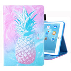 Case – 10.2" Screen, Leather (iPad 10) #5 Blue Pink Pineapple