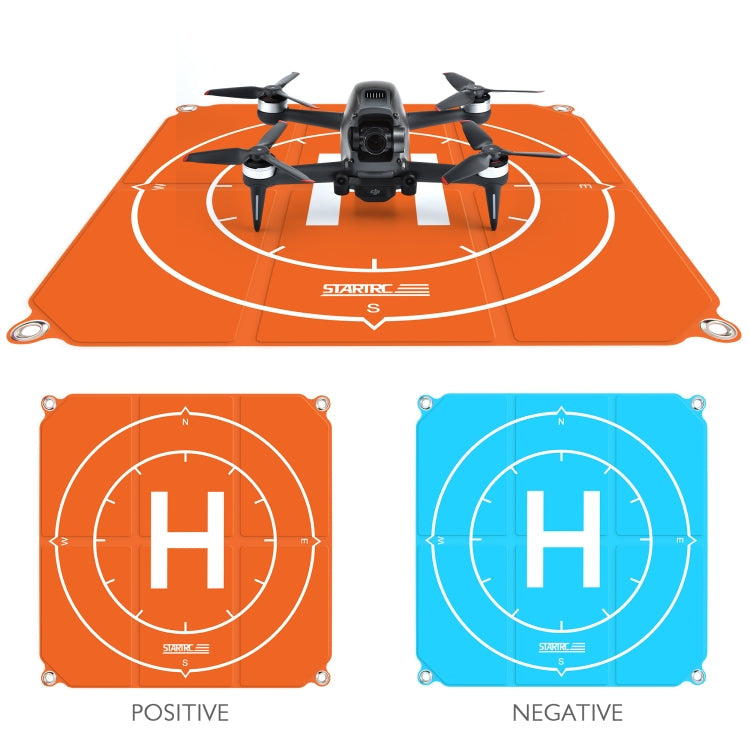 STARTRC 1109143 50cm Portable Drone Universal Foldable Square Parking Apron Landing Pad for DJI FPV / mini 2 / Air 2, 50cm 50cm