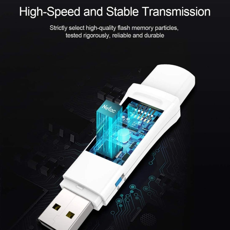 Netac U335S USB 3.0 High Speed Antivirus Write Protection USB Flash Drives U Disk, 128GB – Data Transmission