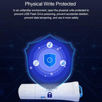 Netac U335S USB 3.0 High Speed Antivirus Write Protection USB Flash Drives U Disk, 128GB – Data Transmission