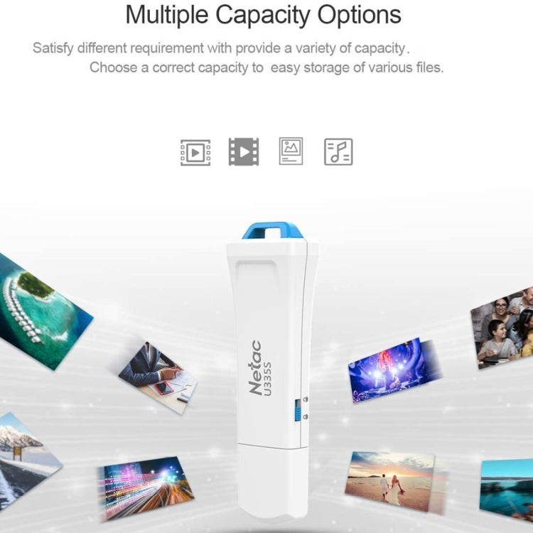 Netac U335S USB 3.0 High Speed Antivirus Write Protection USB Flash Drives U Disk, 128GB – Data Transmission