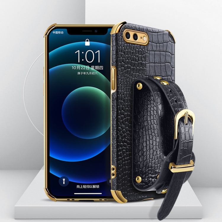 Watch Band – Leather (iPhone 6) For iPhone 8 Plus 7 Plus White