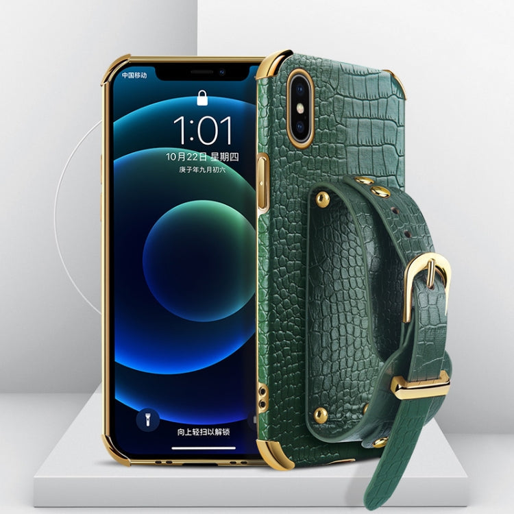 Watch Band – Leather (iPhone 6) For iPhone XS X Green