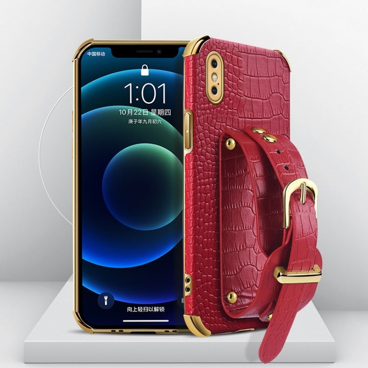 Watch Band – Leather (iPhone XR) For iPhone XS Max Red