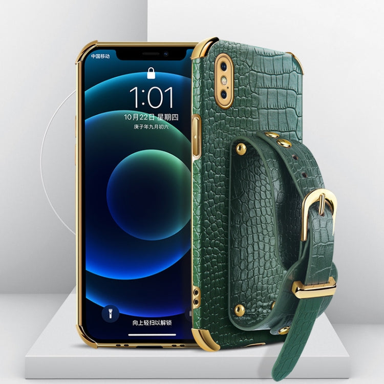 Watch Band – Leather (iPhone XR) For iPhone XS Max Green