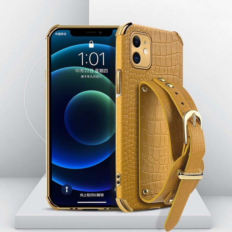 Watch Band – Leather (iPhone XR) For iPhone 11 Yellow