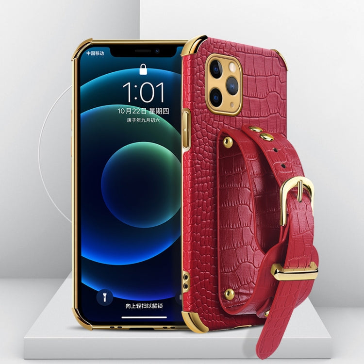 Watch Band – Leather (iPhone XR) For iPhone 11 Pro Red