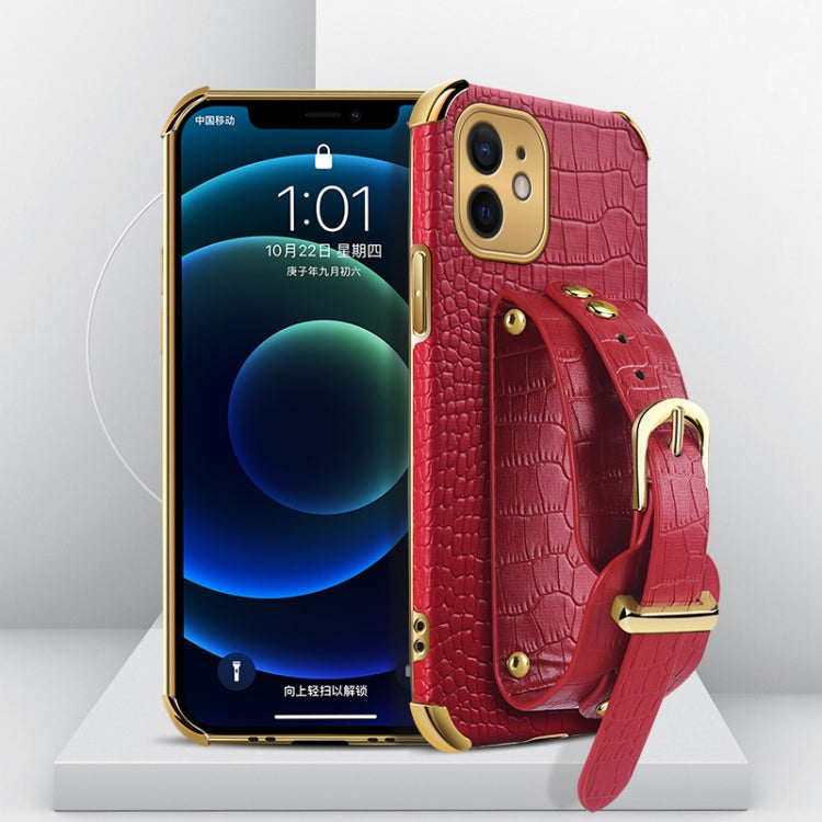 Watch Band – Leather (iPhone 11 Pro Max) For iPhone 12 Red