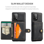 JEEHOOD Retro Magnetic Detachable Protective Case with Wallet & Card Slot & Holder, For Samsung Galaxy A52 5G, For Samsung Galaxy A72 5G, For Samsung Galaxy A51 5G