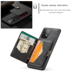 JEEHOOD Retro Magnetic Detachable Protective Case with Wallet & Card Slot & Holder, For Samsung Galaxy A52 5G, For Samsung Galaxy A72 5G, For Samsung Galaxy A51 5G