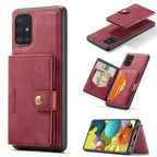 JEEHOOD Retro Magnetic Detachable Protective Case with Wallet & Card Slot & Holder, For Samsung Galaxy A52 5G, For Samsung Galaxy A72 5G, For Samsung Galaxy A51 5G