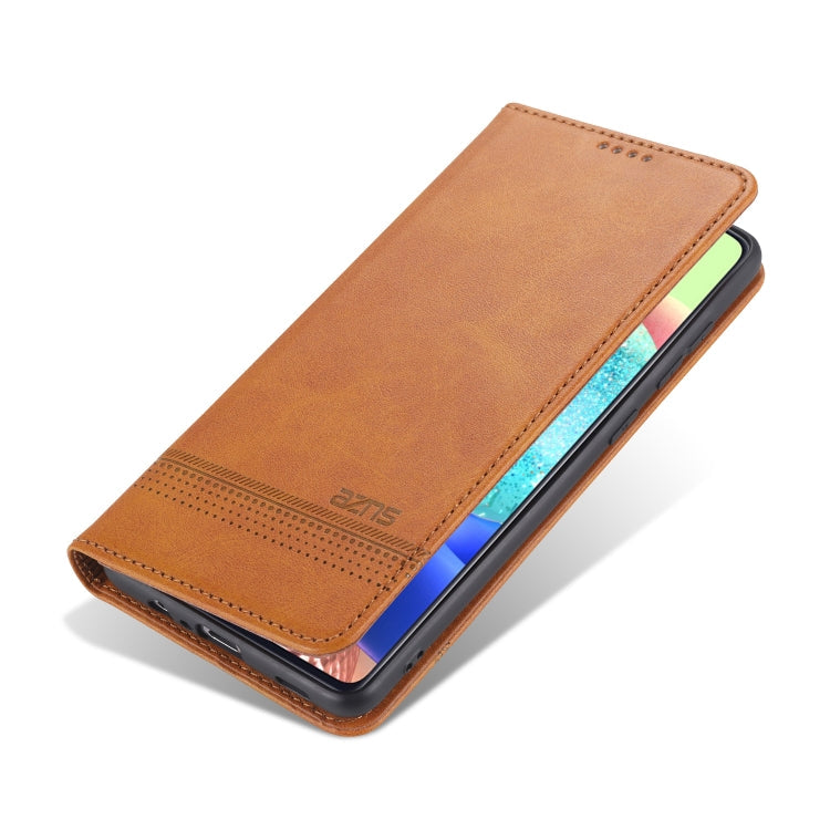 AZNS Magnetic Calf Texture Horizontal Flip Leather Case with Card Slots & Holder & Wallet – Magnetic, Card Slot, Flip, For Samsung Galaxy A02s, For Samsung Galaxy A52 5G / 4G, For Samsung Galaxy A72 5G / 4G
