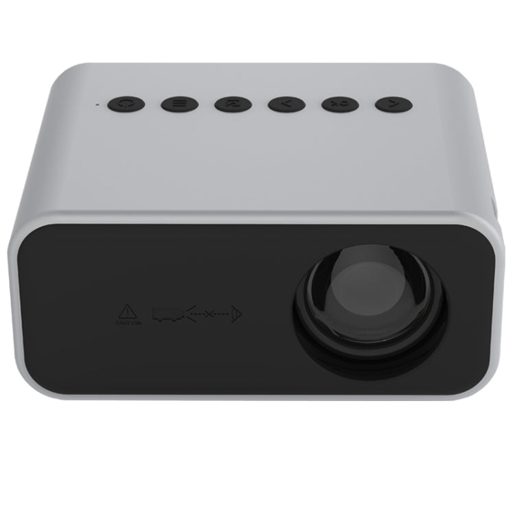 T500 1920x1080P 80 Lumens Portable Home Theater LED HD Digital Projector, Without Remote Control & Adaptor, With Remote Control & Adaptor Without Remote Control & Adaptor White