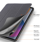 DUX DUCIS Domo Series Horizontal Flip Magnetic TPU + PU Leather Case with Three-folding Holder & Pen Slot & Sleep / Wake-up Function, iPad Pro 11 （2021）/(2020), iPad Pro 12.9 2021 / 2020
