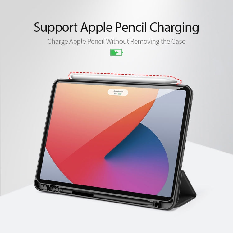DUX DUCIS Domo Series Horizontal Flip Magnetic TPU + PU Leather Case with Three-folding Holder & Pen Slot & Sleep / Wake-up Function, iPad Pro 11 （2021）/(2020), iPad Pro 12.9 2021 / 2020