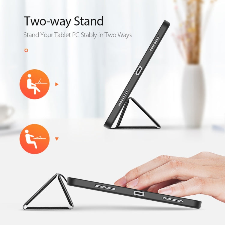 DUX DUCIS Domo Series Horizontal Flip Magnetic TPU + PU Leather Case with Three-folding Holder & Pen Slot & Sleep / Wake-up Function, iPad Pro 11 （2021）/(2020), iPad Pro 12.9 2021 / 2020