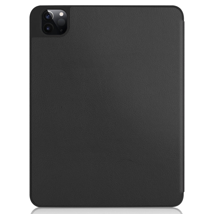 Pure Color Horizontal Flip TPU + PU Leather Case with Three-folding Holder & Sleep / Wake-up Function & Pen Slot, For iPad Pro 11 (2021)