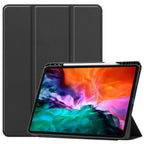 Case – Leather, Foldable (iPad Pro 12) For iPad Pro 12.9 2022 2021 Black
