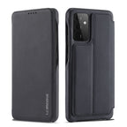 LC.IMEEKE Hon Ancient Series Horizontal Flip Leather Case with Holder & Card Slot, For Samsung Galaxy A52 5G / 4G, For Samsung Galaxy A12 5G, For Samsung Galaxy A72 5G / 4G, For Samsung Galaxy S20 FE, For Samsung Galaxy A72 5G / 4G5G                   ... For Samsung Galaxy A52 5G 4G Black
