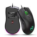 HXSJ A883 7 Keys 6400DPI RGB Light Mechanical Gaming Wired Mouse – Durable Build, Easy to Use
