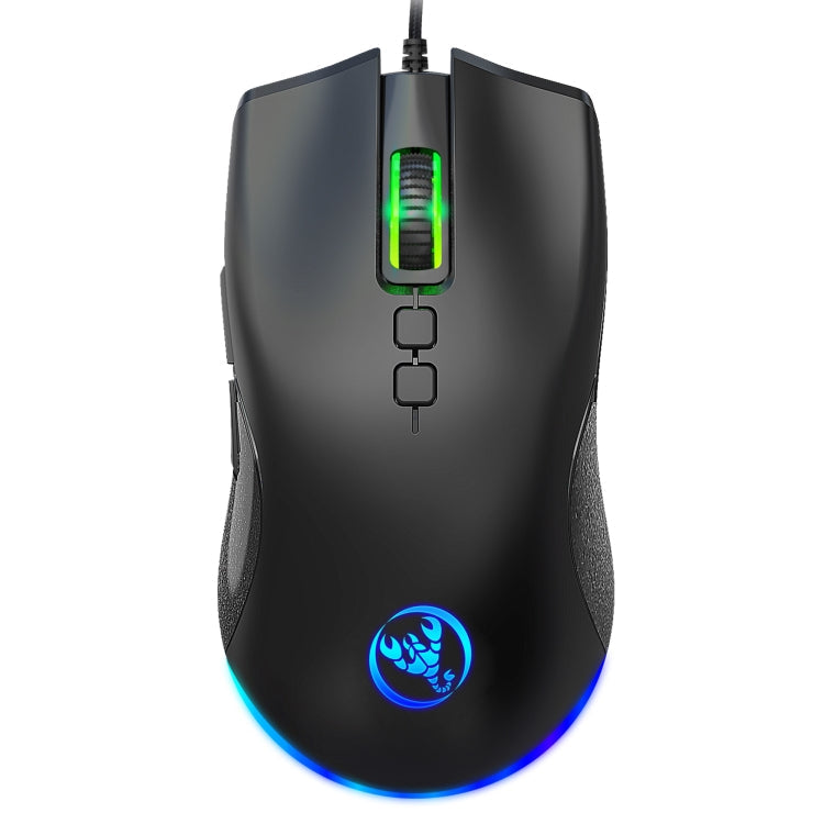 HXSJ A883 7 Keys 6400DPI RGB Light Mechanical Gaming Wired Mouse – Durable Build, Easy to Use