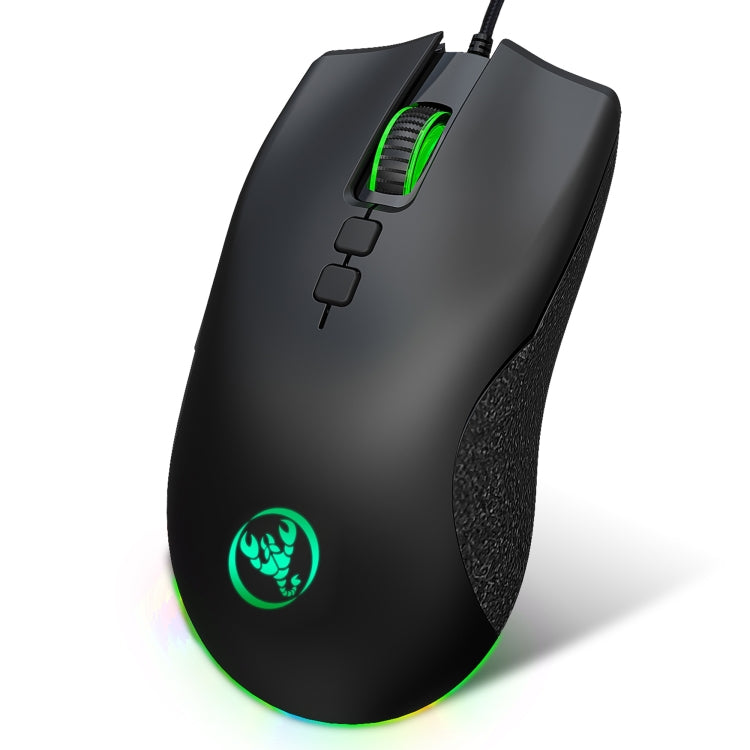 HXSJ A883 7 Keys 6400DPI RGB Light Mechanical Gaming Wired Mouse – Durable Build, Easy to Use
