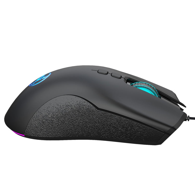 HXSJ A883 7 Keys 6400DPI RGB Light Mechanical Gaming Wired Mouse – Durable Build, Easy to Use