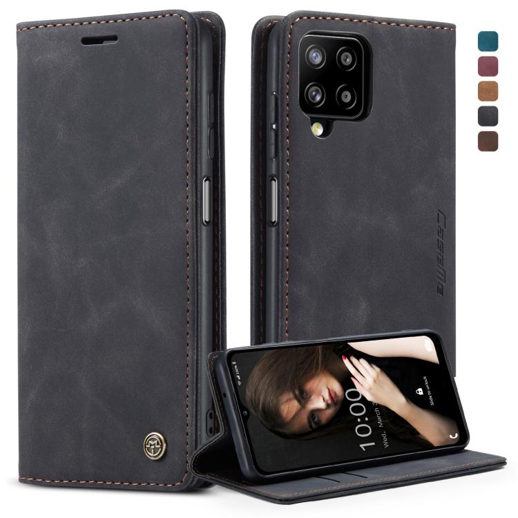 CaseMe 013 Multifunctional Horizontal Flip Leather Case with Holder & Card Slot & Wallet, For Samsung Galaxy A12, For Xiaomi CC9 Pro For Samsung Galaxy A12 Black