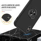 PC + TPU Shockproof Magnetic Protective Case with Invisible Ring Holder, For iPhone XS / X, For iPhone XR, For iPhone XS Max, For iPhone 11
