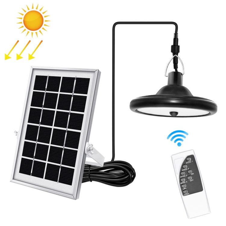 Smart Induction 56LEDs Solar Light Indoor and Outdoor Garden Garage LED Lamp, White Light, Warm Light White Light Black