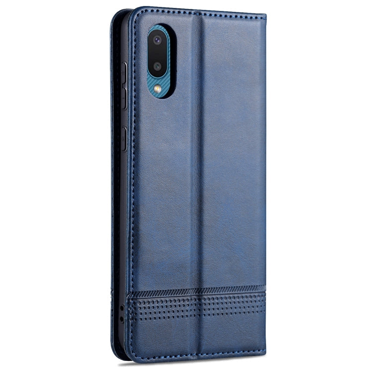 AZNS Magnetic Calf Texture Horizontal Flip Leather Case with Card Slots & Holder & Wallet – Magnetic, Card Slot, Flip, For Samsung Galaxy A02