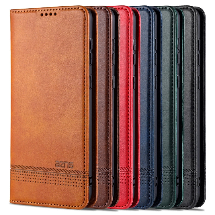 AZNS Magnetic Calf Texture Horizontal Flip Leather Case with Card Slots & Holder & Wallet – Magnetic, Card Slot, Flip, For Samsung Galaxy A02