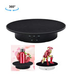 20cm USB Electric Rotating Turntable Display Stand Video Shooting Props Turntable for Photography, Load: 8kg, 20cm(Black Velvet), 20cm (White Base Black Velvet), 20cm (White Base White Velvet) 20cm(Black Velvet) Black Base Black Velvet