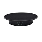 20cm USB Electric Rotating Turntable Display Stand Video Shooting Props Turntable for Photography, Load: 8kg, 20cm(Black Velvet), 20cm (White Base Black Velvet), 20cm (White Base White Velvet)