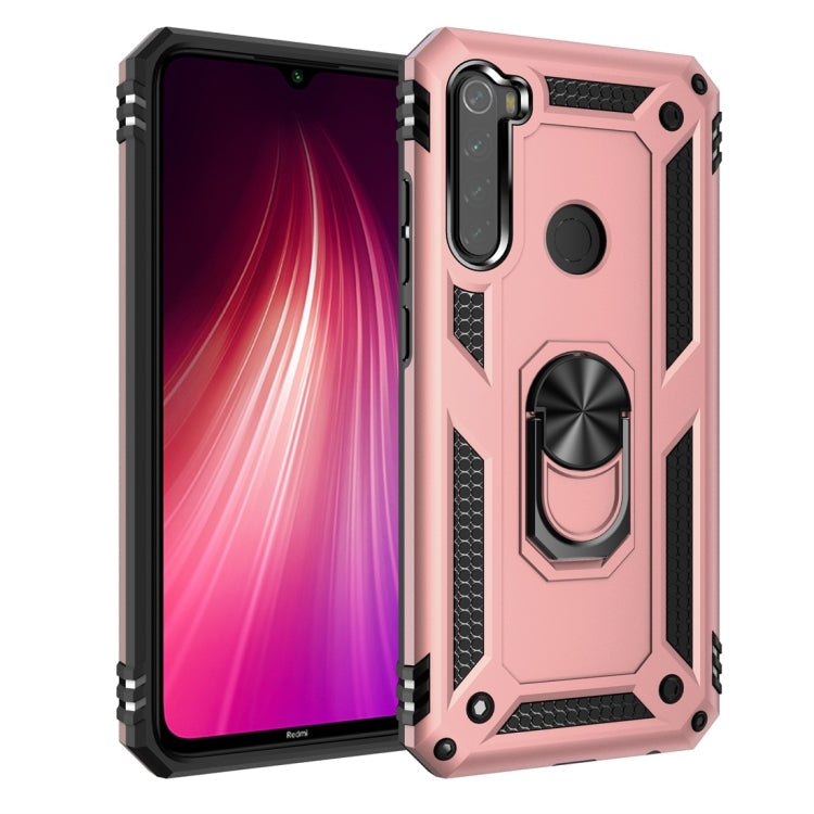 Armor Shockproof TPU + PC Protective Case with 360 Degree Rotation Holder – Shockproof, TPU, For Huawei Mate 30 Pro, For Xiaomi Redmi Note 8, For Xiaomi Redmi Note 8 Pro For Xiaomi Redmi Note 8 Rose Gold