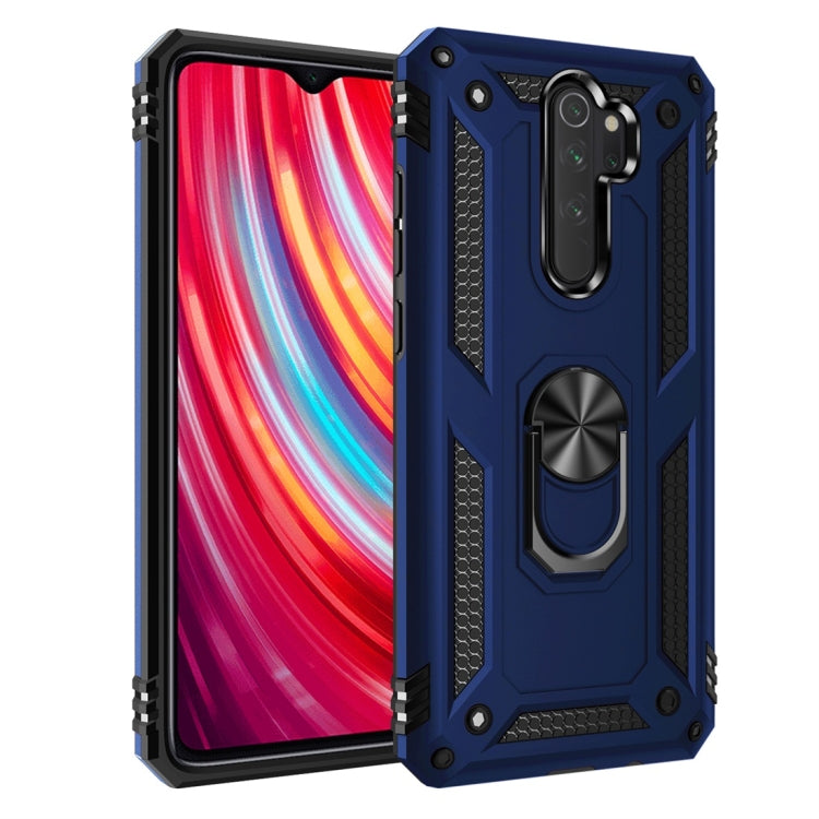 Armor Shockproof TPU + PC Protective Case with 360 Degree Rotation Holder – Shockproof, TPU, For Huawei Mate 30 Pro, For Xiaomi Redmi Note 8, For Xiaomi Redmi Note 8 Pro For Xiaomi Redmi Note 8 Pro Blue