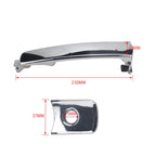 2 PCS A5850 Car Outside Door Handle 80640-CA000/12 for Nissan, A5850