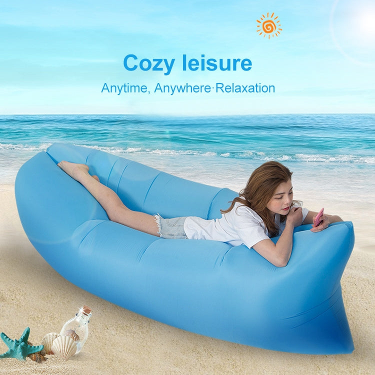 Outdoor Portable Lazy Water Inflatable Sofa Beach Grass Air Bed, Size: 200 x 70cm, 200 x 70cm Red, 200 x 70cm Yellow, 200 x 70cm Purple, 200 x 70cm Orange, 200 x 70cm Sky Blue, 200 x 70cm Black, 200 x 70cm Green, 200 x 70cm Pink, 200 x 70cm Rose Red   ...