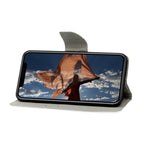 Painted Pattern Horizontal Flip Leathe Case, For iPhone 12/12 Pro