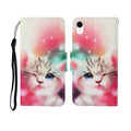 Painted Pattern Horizontal Flip Leathe Case, For iPhone XR For iPhone XR Cat